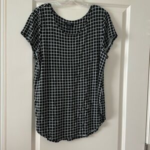 Alfani Short Sleeve Top, Size XL
